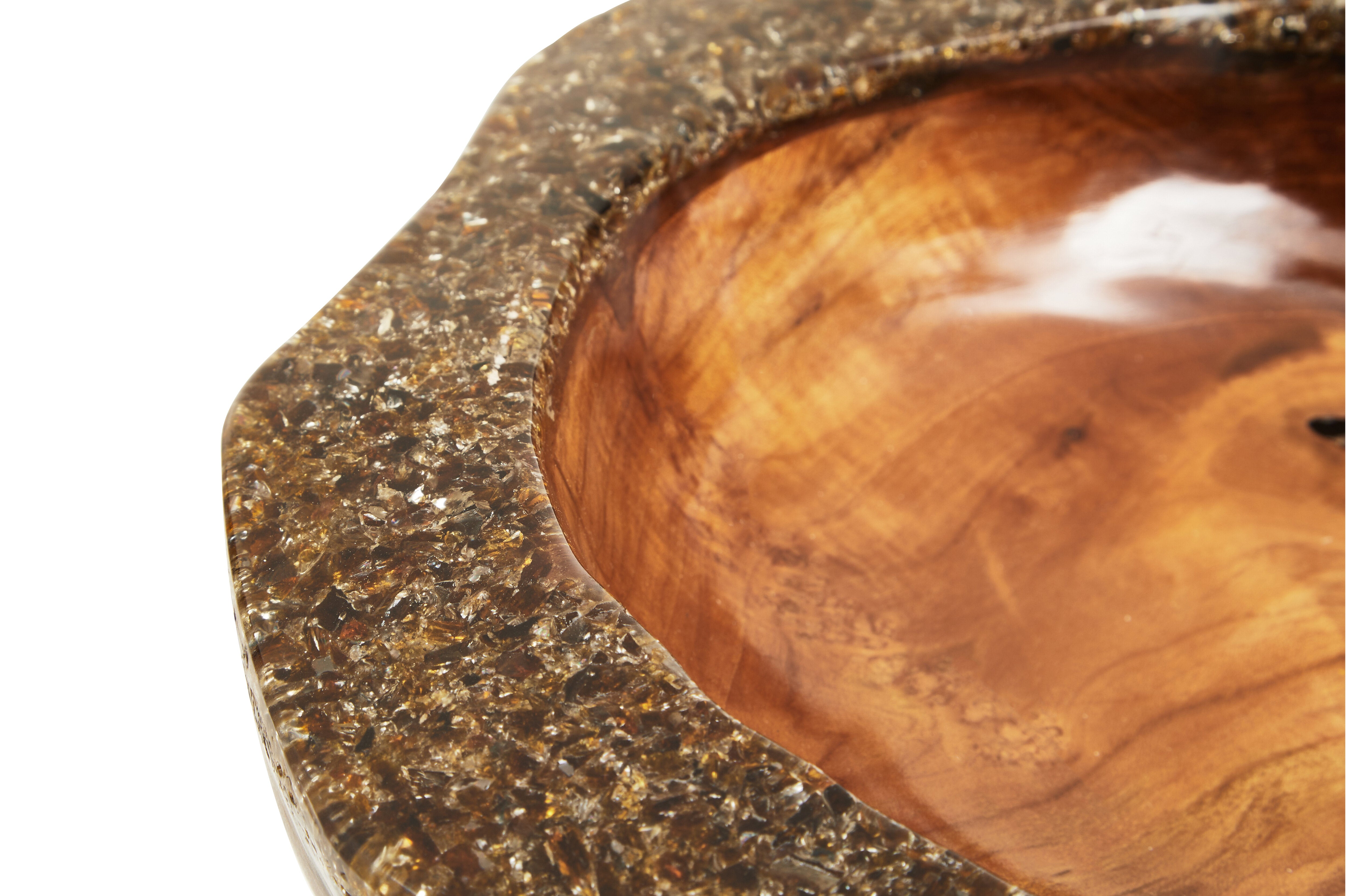 Malvern Teak Wood & Resin Bowl